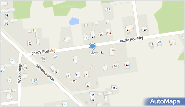 Jaktorów, Jazdy Polskiej, 6a, mapa Jaktorów