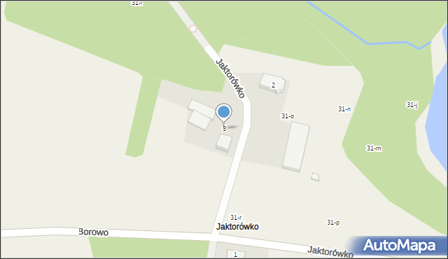 Jaktorowo, Jaktorówko, 3, mapa Jaktorowo