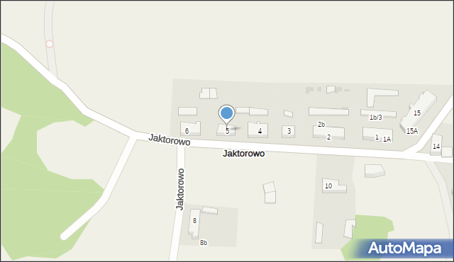 Jaktorowo, Jaktorowo, 5, mapa Jaktorowo