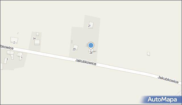 Jakubkowice, Jakubkowice, 2e, mapa Jakubkowice