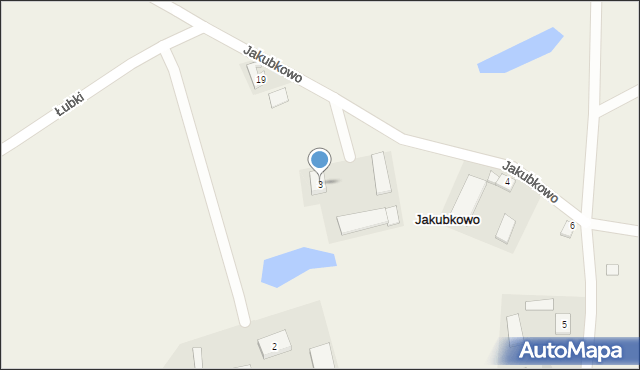 Jakubkowo, Jakubkowo, 3, mapa Jakubkowo