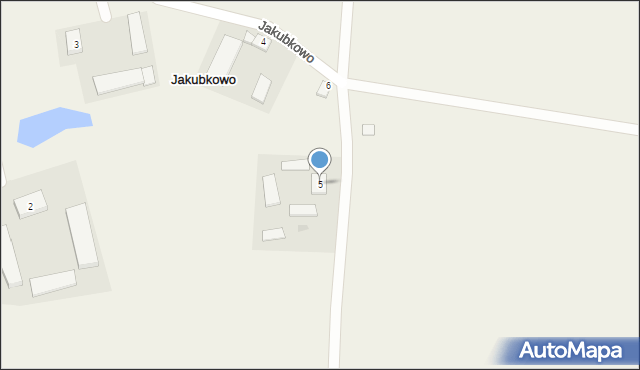 Jakubkowo, Jakubkowo, 5, mapa Jakubkowo