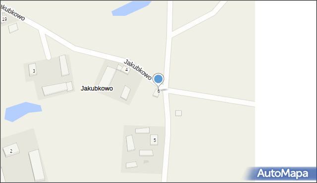 Jakubkowo, Jakubkowo, 6, mapa Jakubkowo