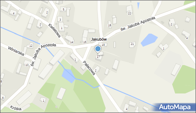 Jakubów, Jakubów, 20, mapa Jakubów