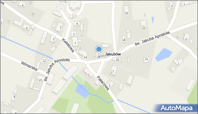 Jakubów, Jakubów, 21, mapa Jakubów