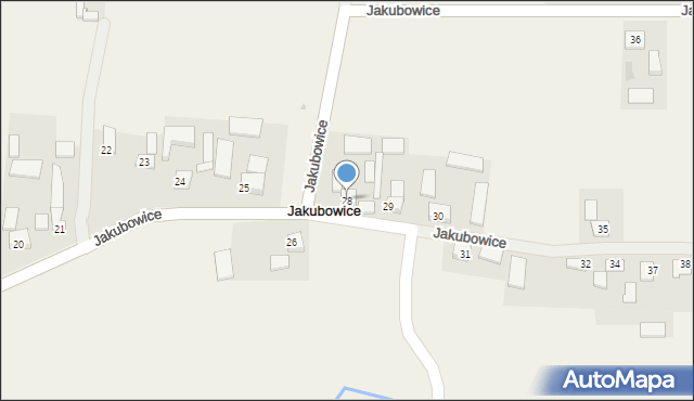 Jakubowice, Jakubowice, 28, mapa Jakubowice