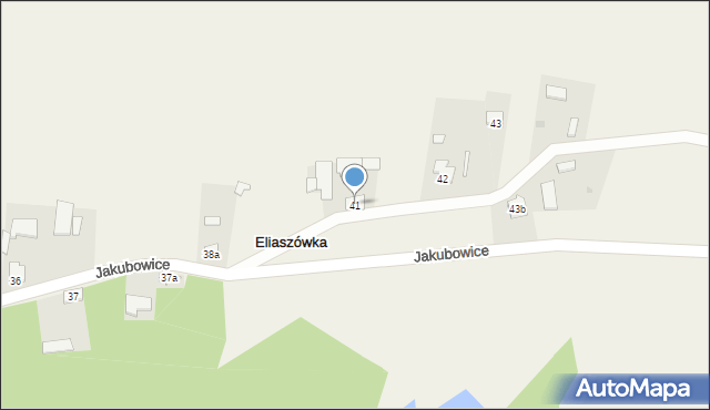 Jakubowice, Jakubowice, 41, mapa Jakubowice