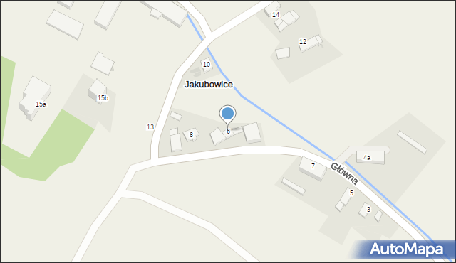 Jakubowice, Jakubowice, 6, mapa Jakubowice