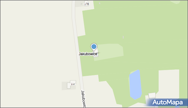 Jakubowice, Jakubowice, 17, mapa Jakubowice