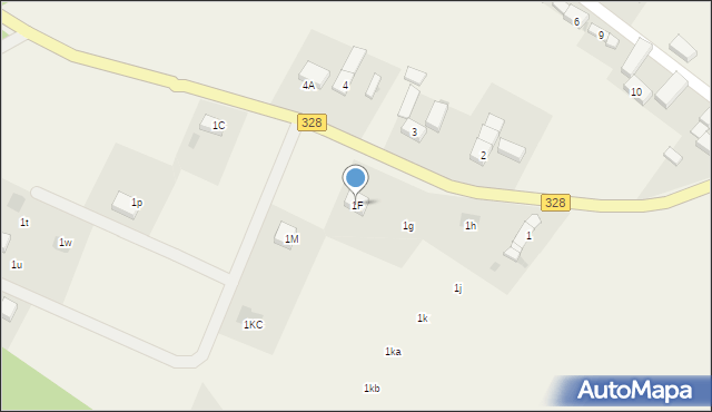 Jakubowo Lubińskie, Jakubowo Lubińskie, 1F, mapa Jakubowo Lubińskie
