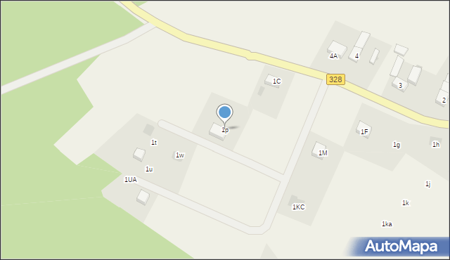 Jakubowo Lubińskie, Jakubowo Lubińskie, 1p, mapa Jakubowo Lubińskie
