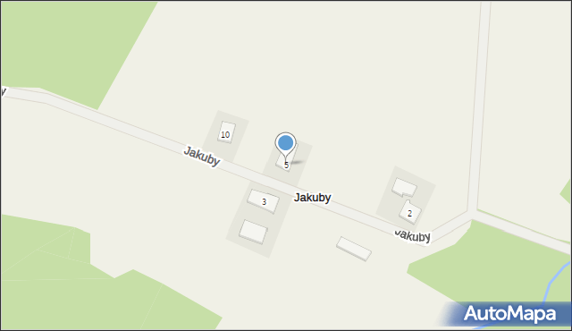 Jakuby, Jakuby, 5, mapa Jakuby