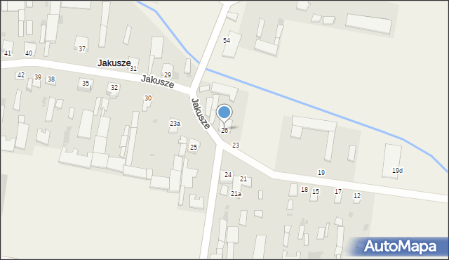 Jakusze, Jakusze, 26, mapa Jakusze