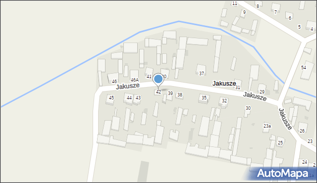 Jakusze, Jakusze, 42, mapa Jakusze