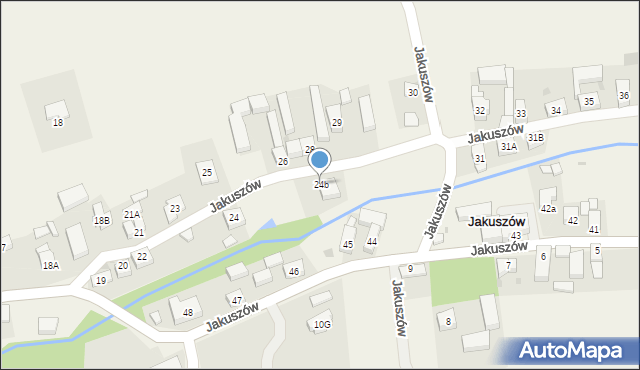 Jakuszów, Jakuszów, 24b, mapa Jakuszów