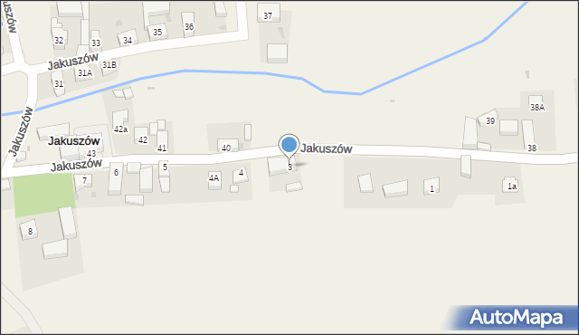 Jakuszów, Jakuszów, 3, mapa Jakuszów