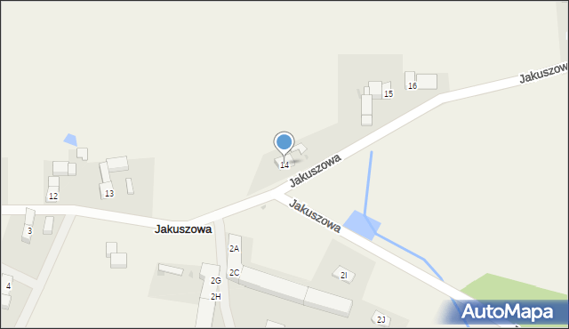 Jakuszowa, Jakuszowa, 14, mapa Jakuszowa