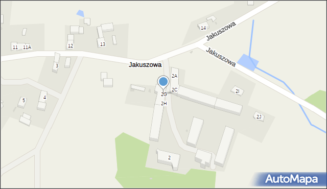 Jakuszowa, Jakuszowa, 2G, mapa Jakuszowa