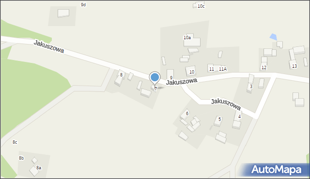 Jakuszowa, Jakuszowa, 7, mapa Jakuszowa