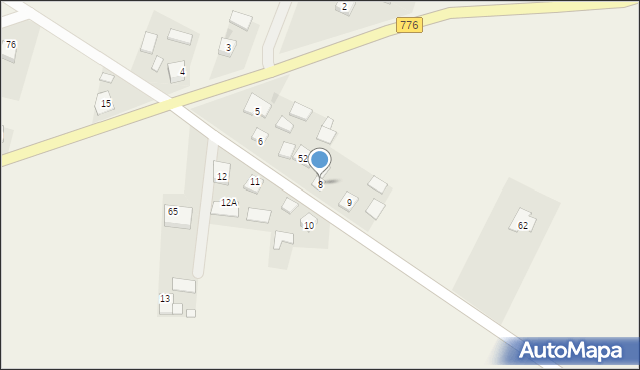 Jakuszowice, Jakuszowice, 8, mapa Jakuszowice