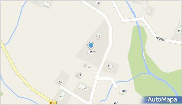 Jałowe, Jałowe, 45, mapa Jałowe