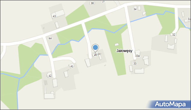 Jałowęsy, Jałowęsy, 40, mapa Jałowęsy