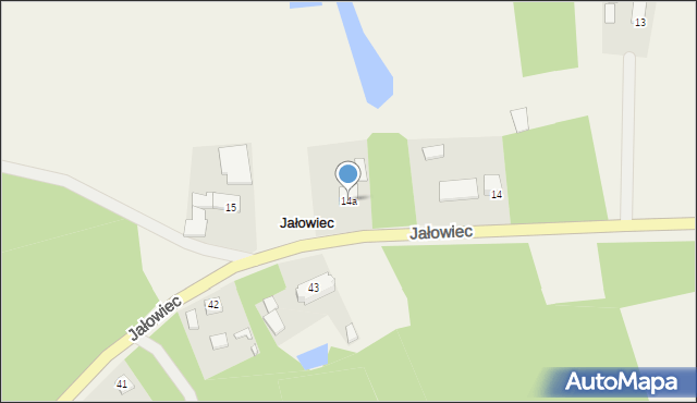 Jałowiec, Jałowiec, 14a, mapa Jałowiec