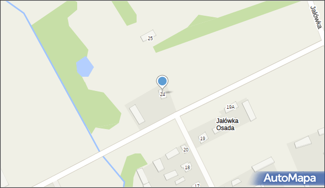 Jałówka, Jałówka, 24, mapa Jałówka