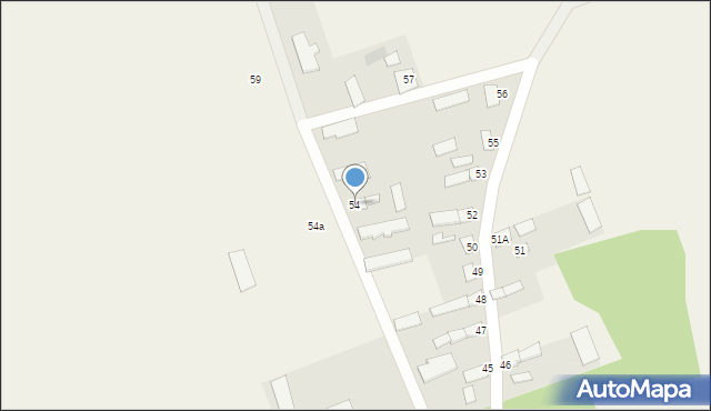 Jałówka, Jałówka, 54, mapa Jałówka