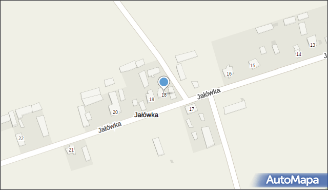 Jałówka, Jałówka, 18, mapa Jałówka