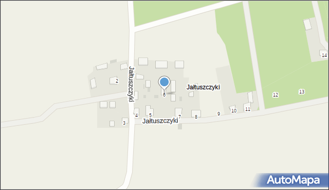 Jałtuszczyki, Jałtuszczyki, 6, mapa Jałtuszczyki