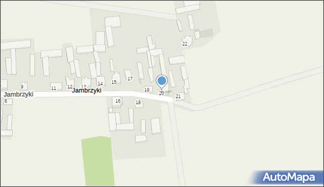 Jambrzyki, Jambrzyki, 20, mapa Jambrzyki