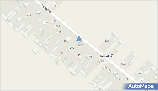 Jamielne, Jamielne, 99, mapa Jamielne