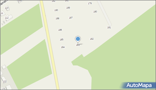 Jamielnik, Jamielnik, 183, mapa Jamielnik