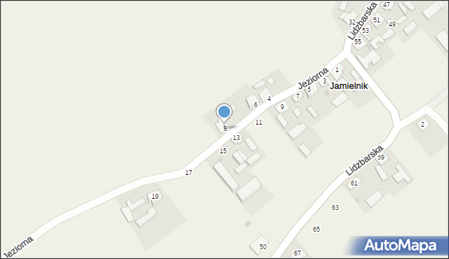 Jamielnik, Jamielnik, 32, mapa Jamielnik