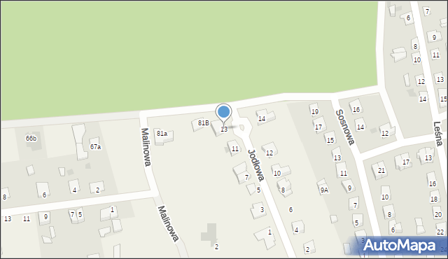 Jamielnik, Jamielnik, 81, mapa Jamielnik