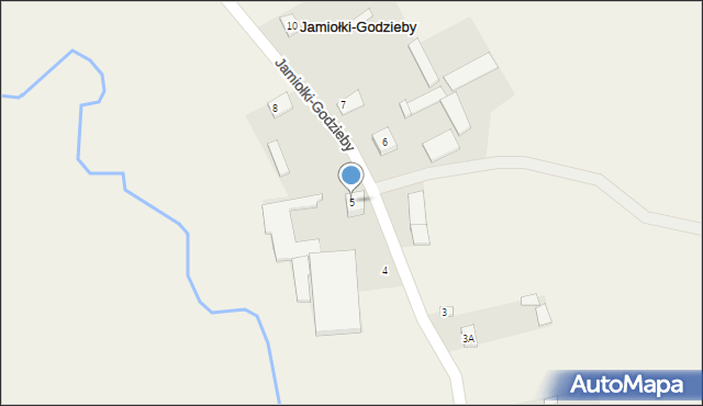 Jamiołki-Godzieby, Jamiołki-Godzieby, 5, mapa Jamiołki-Godzieby