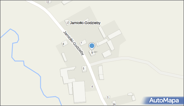 Jamiołki-Godzieby, Jamiołki-Godzieby, 6, mapa Jamiołki-Godzieby