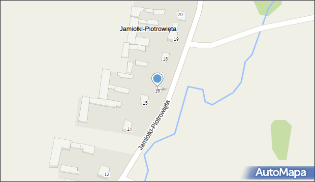 Jamiołki-Piotrowięta, Jamiołki-Piotrowięta, 16, mapa Jamiołki-Piotrowięta