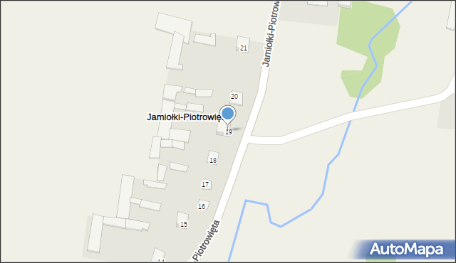 Jamiołki-Piotrowięta, Jamiołki-Piotrowięta, 19, mapa Jamiołki-Piotrowięta