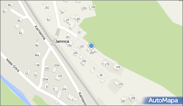 Jamnica, Jamnica, 101, mapa Jamnica