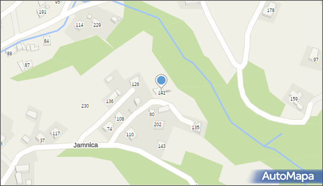 Jamnica, Jamnica, 141, mapa Jamnica