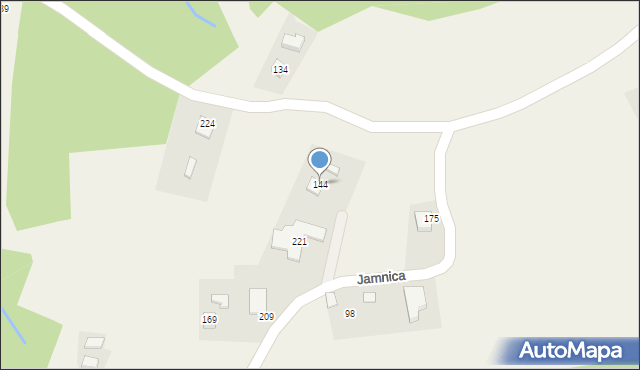 Jamnica, Jamnica, 144, mapa Jamnica