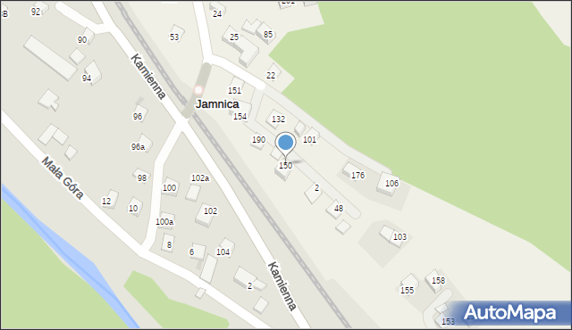 Jamnica, Jamnica, 150, mapa Jamnica