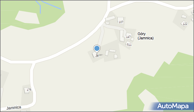 Jamnica, Jamnica, 28, mapa Jamnica