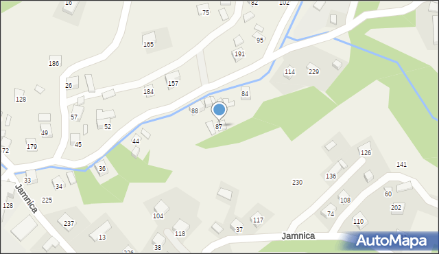 Jamnica, Jamnica, 87, mapa Jamnica