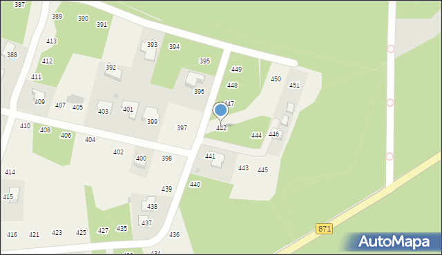 Jamnica, Jamnica, 442, mapa Jamnica