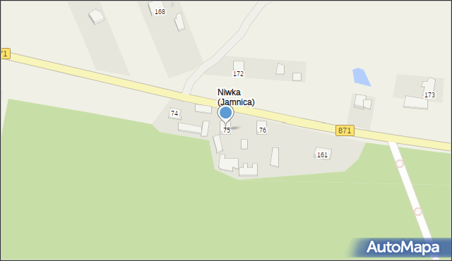 Jamnica, Jamnica, 75, mapa Jamnica