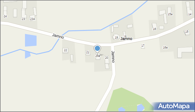 Jamno, Jamno, 20a, mapa Jamno