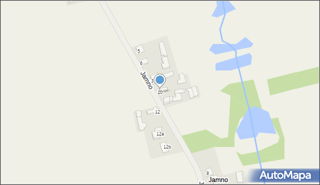 Jamno, Jamno, 10, mapa Jamno